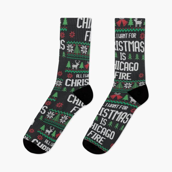 Item preview, All I Want For Christmas Is Chicago Fire designed and sold by JettBrockhouse.