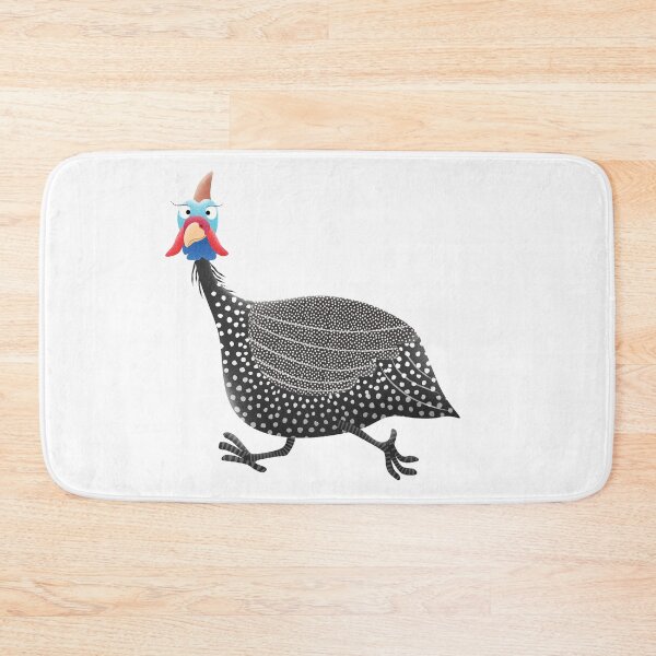 Item preview, Funny guineafowl cartoon illustration designed and sold by FrogFactory.