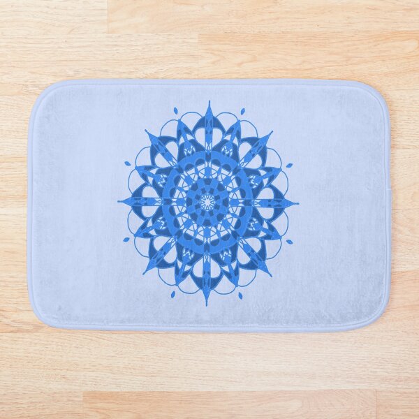 Item preview, Brilliant Blue Mandala designed and sold by MandalaInspired.
