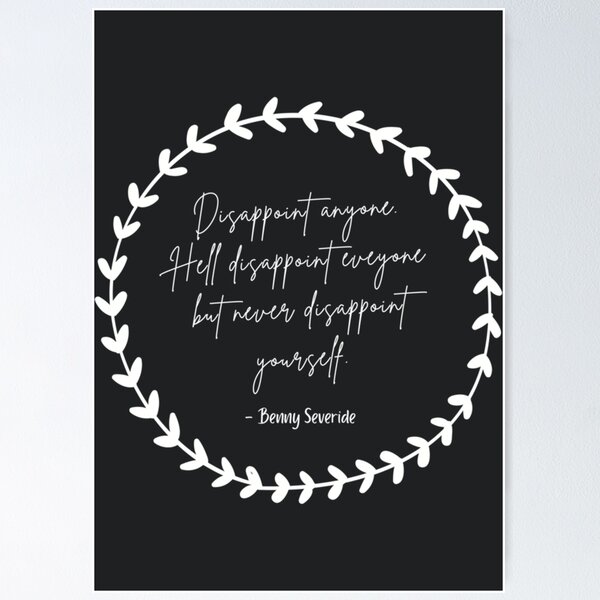 Item preview, Benny Severide Quote designed and sold by JettBrockhouse.