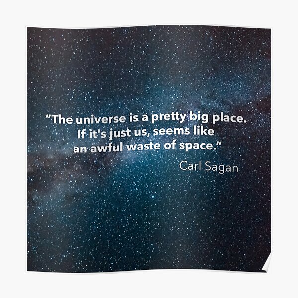 Posters Sur Le Theme Carl Sagan Redbubble