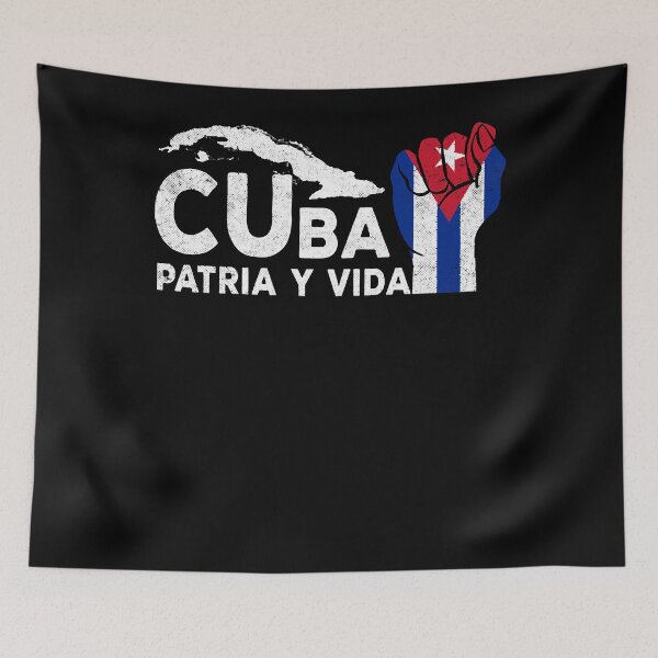 Item preview, Cubas Funny Flag-Patria-y-vida designed and sold by ChristopherMos5.