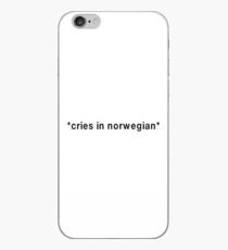 Cries in norwegian - Skam iPhone Case