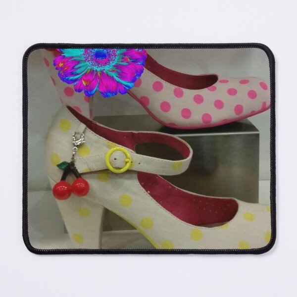 Item preview, Cool Retro Colors Dolly Shoes Pattern / Retro 80’s Color Pattern / Retro Colors Nostalgia designed and sold by haRexia.