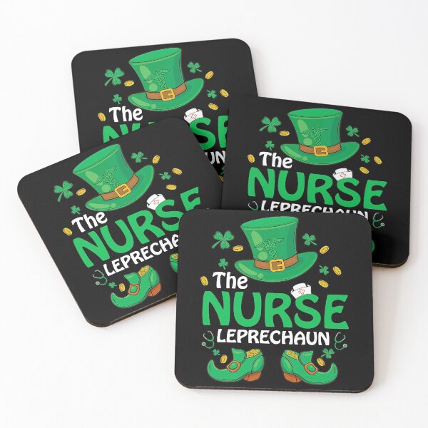 Item preview, The Nurse Leprechaun St. Patrick's Day Nursing Xmas Elf designed and sold by GonzaloBugarin.