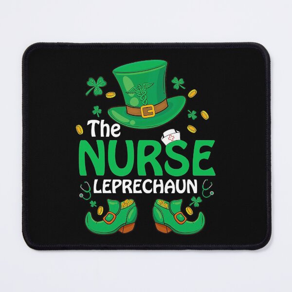 Item preview, The Nurse Leprechaun St. Patrick's Day Nursing Xmas Elf designed and sold by GonzaloBugarin.