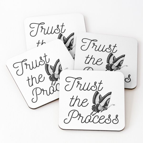 Item preview, Trust the Process with Black and White Butterfly designed and sold by SMillustrations.