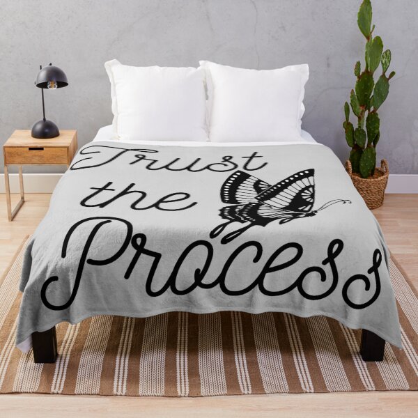 Item preview, Trust the Process with Black and White Butterfly designed and sold by SMillustrations.