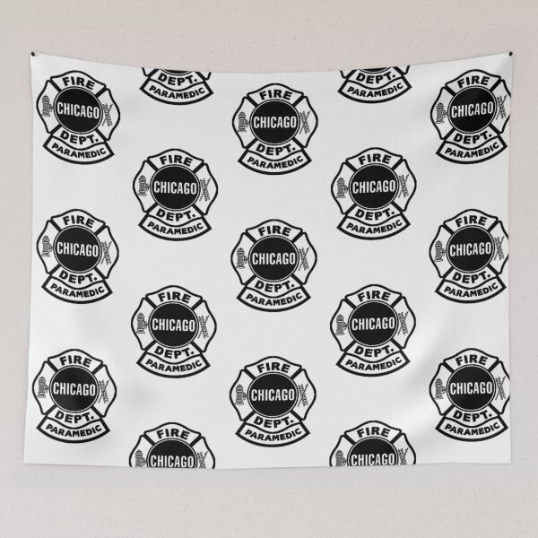 Item preview, Chicago Fire Paramedic Black Logo designed and sold by JettBrockhouse.