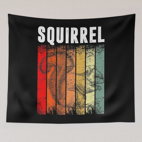 Item preview, Vintage Retro Theme Squirrel Cute Pet Animal Lover  designed and sold by DonnieThompson.