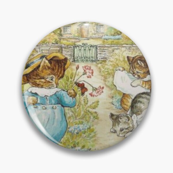 Item preview, Beatrix Potter Tom Kitten Kittens in Garden Illustration  designed and sold by Pinkmagenta.