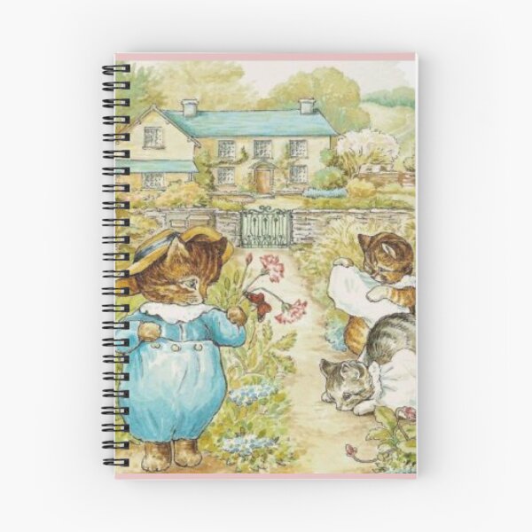 Artikelvorschau, Beatrix Potter Tom Kitten Kätzchen im Garten Illustration entworfen und verkauft von Pinkmagenta.
