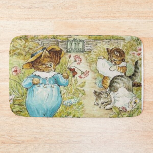 Item preview, Beatrix Potter Tom Kitten Kittens in Garden Illustration  designed and sold by Pinkmagenta.