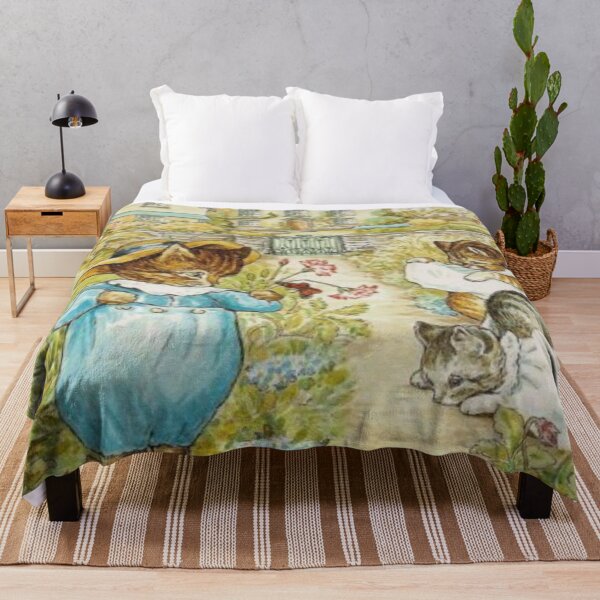 Item preview, Beatrix Potter Tom Kitten Kittens in Garden Illustration designed and sold by Pinkmagenta.
