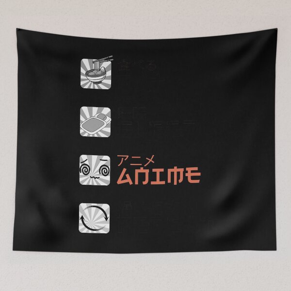 Item preview, Eat Sleep Anime Repeat Pattern Classic designed and sold by BillySluss.