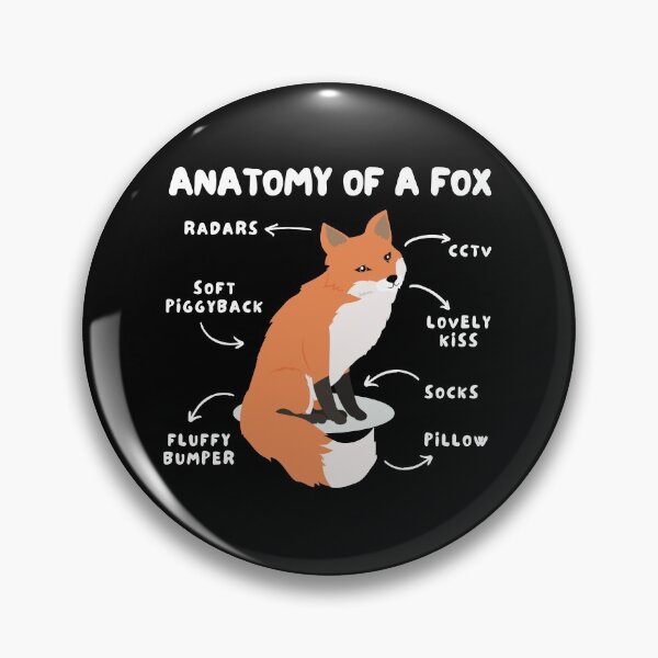 Artikelvorschau, Anatomie eines Fuchses | Lustiges Fuchs- und Menschenleben, lustiges Tiergeschenk entworfen und verkauft von singRsong.