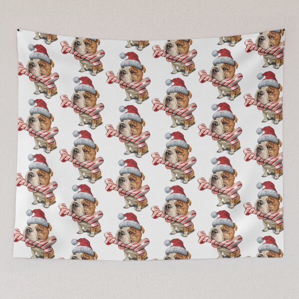 Item preview, Christmas Bulldog designed and sold by lightidea.