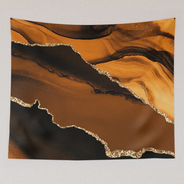 Item preview, Caramel-Hues, Chocolate, And Cappuccino-Colored (Faux) Marble designed and sold by DEC02.