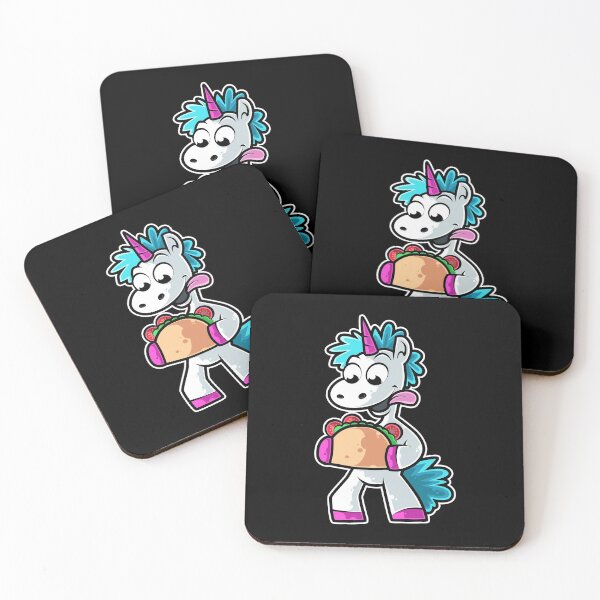 Artikelvorschau, Einhorn Taco Kawaii Neko Anime mexikanisches Lebensmittelprodukt entworfen und verkauft von theodoros20.