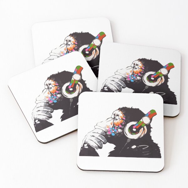 Item preview, BANKSY DJ Monkey Thinker designed and sold by BraidenRivers.
