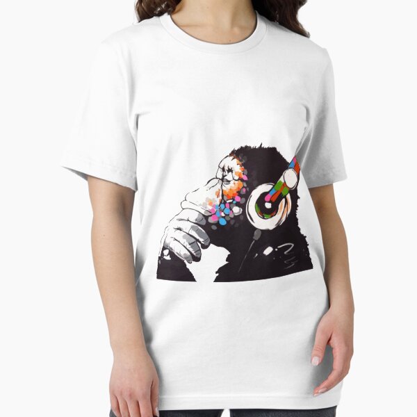 Item preview, BANKSY DJ Monkey Thinker designed and sold by BraidenRivers.