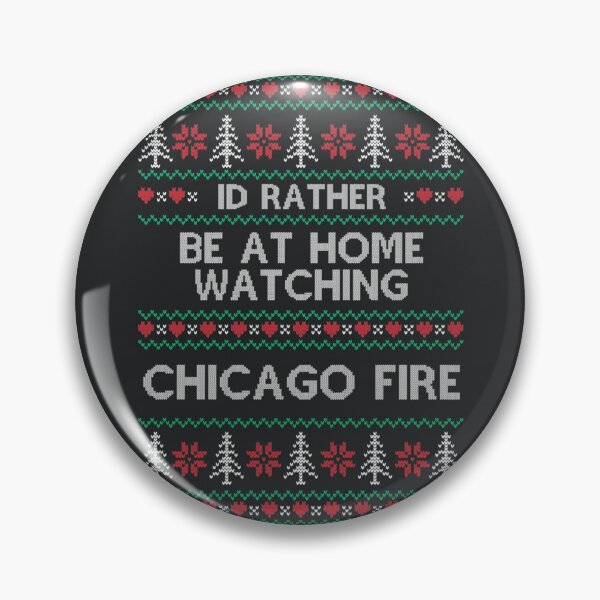 Item preview, Chicago Fire Ugly Christmas Sweater Premium designed and sold by JettBrockhouse.