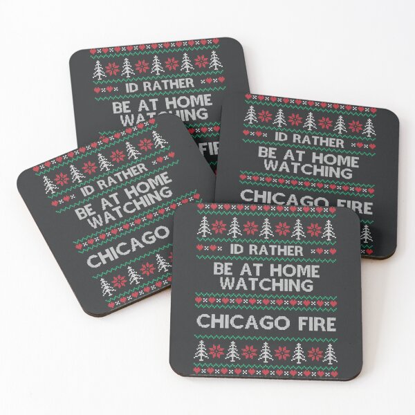 Item preview, Chicago Fire Ugly Christmas Sweater Premium designed and sold by JettBrockhouse.