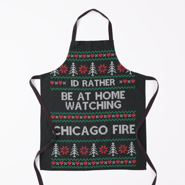 Item preview, Chicago Fire Ugly Christmas Sweater Premium designed and sold by JettBrockhouse.