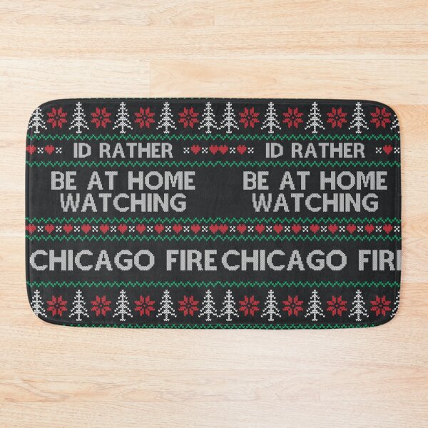 Item preview, Chicago Fire Ugly Christmas Sweater Premium designed and sold by JettBrockhouse.