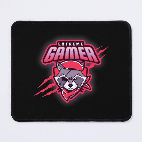 Item preview, Extreme Gamer with Bandit Raccoon designed and sold by PRIVARSHU.