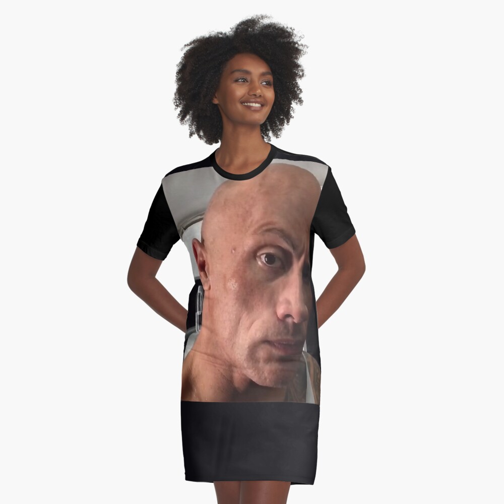 The Rock Eyebrow Raise Face Christmas Meme Shirt - Peanutstee