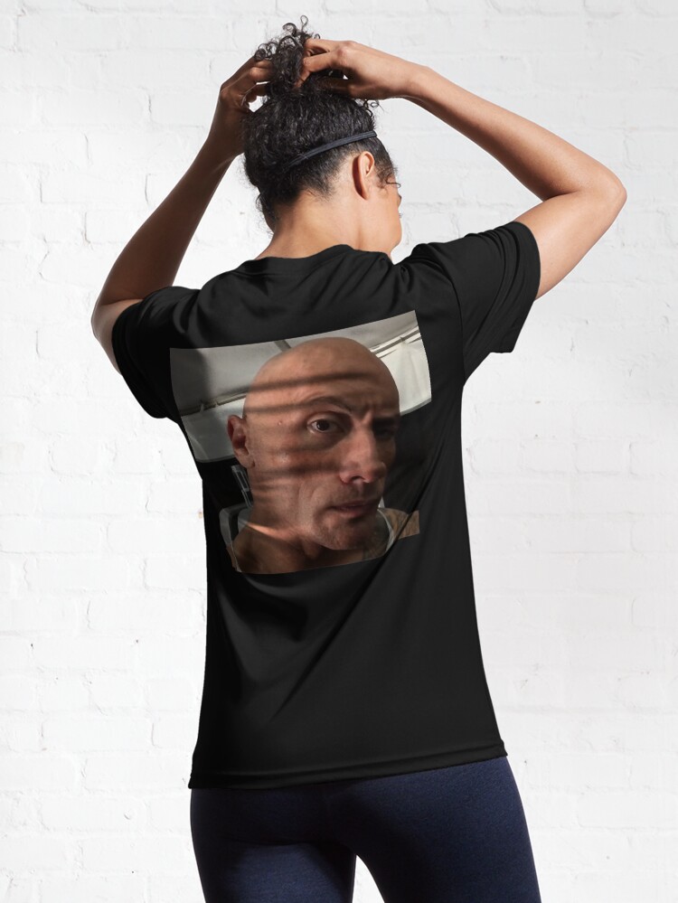 The Rock Eyebrow Raise Face Meme T-Shirt Blouse summer top sports fan  t-shirts mens long sleeve t shirts - AliExpress