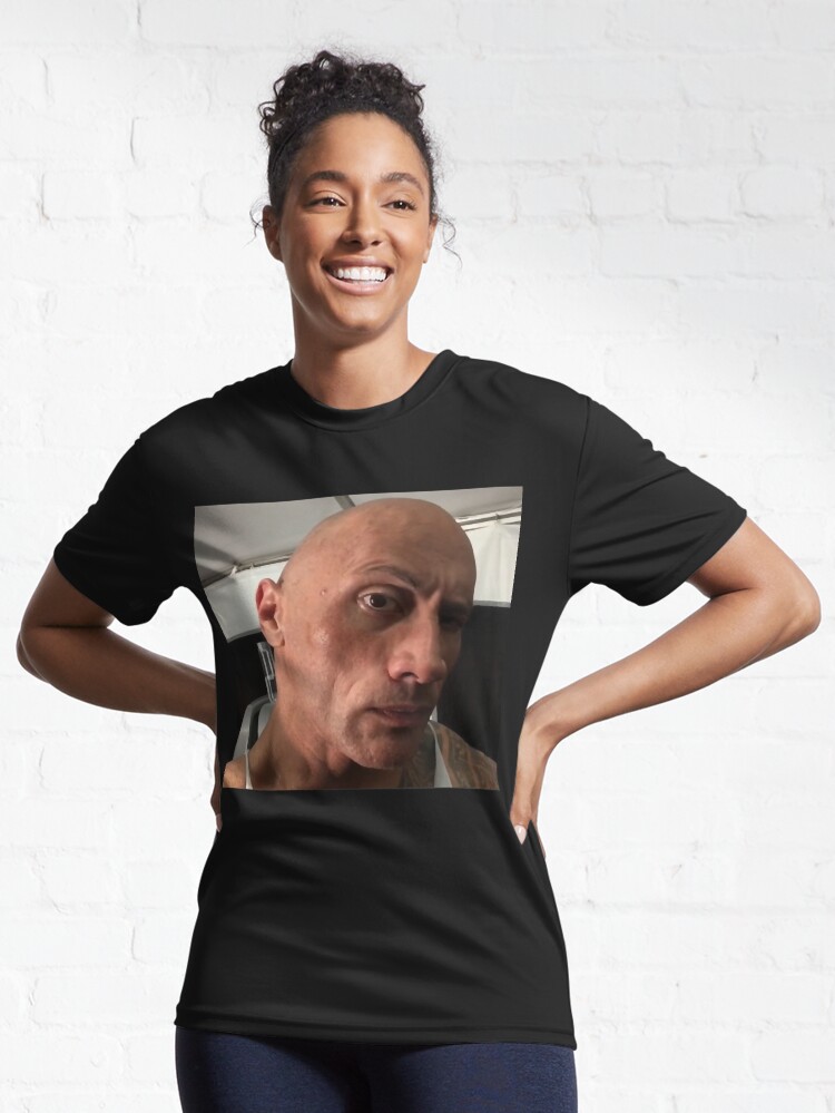New The Rock Eyebrow Raise Face Meme T-Shirt new edition t shirt vintage t  shirt tops men t shirt