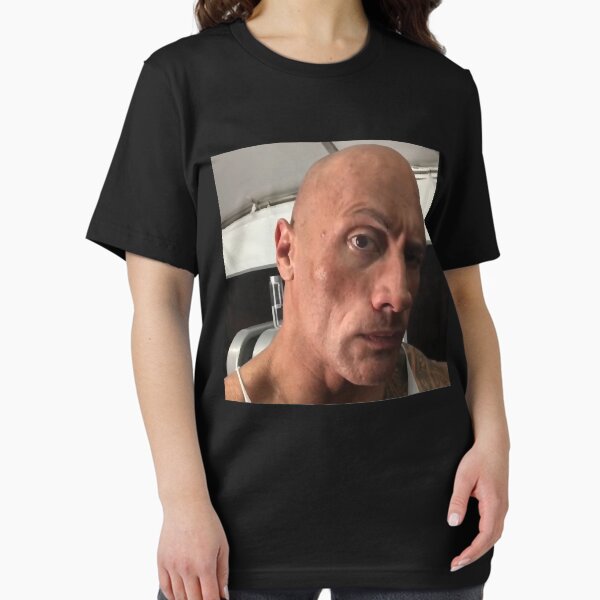 Item preview, Dwayne The Rock Johnson eyebrow raise meme Classic T-Shirt designed and sold by RosaGinoris.