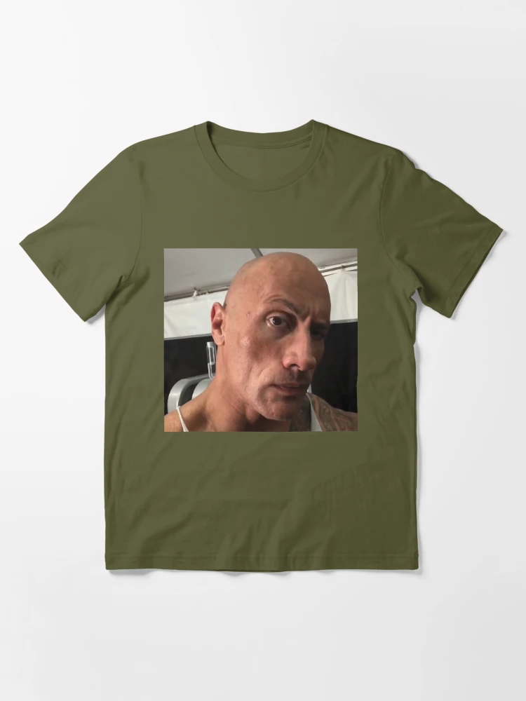 The Rock Eyebrow Raise Face Meme T-Shirt Blouse summer top sports