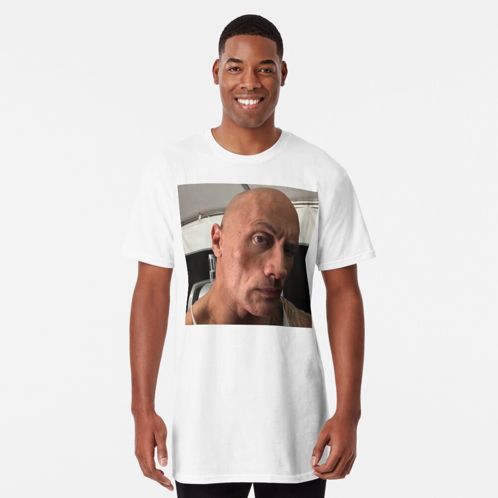 Dwayne The Rock Johnson eyebrow raise meme Classic T-Shirt Poster for Sale  by RosaGinoris