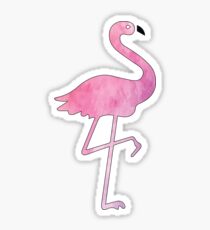 Watercolor Flamingo 2 Sticker