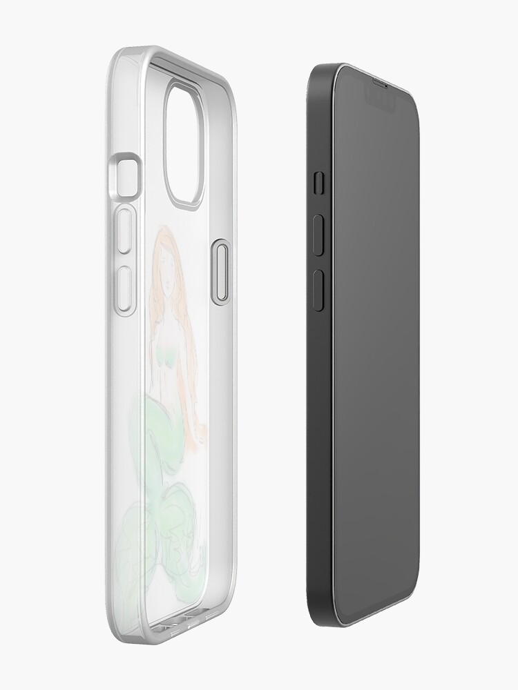 Alternate view of Little Mermie Sketch iPhone Case