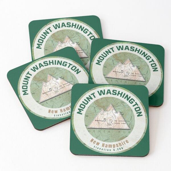Item preview, Mountain Map - Mt Washington Green designed and sold by Willz Designz.