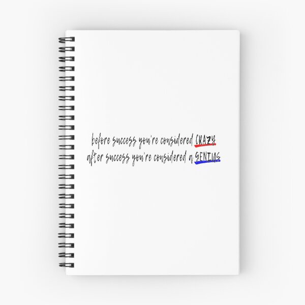 Item preview,  New Year - Crazy to Genius: Success - Motivational Quotes 2 designed and sold by Pbdazzler23.