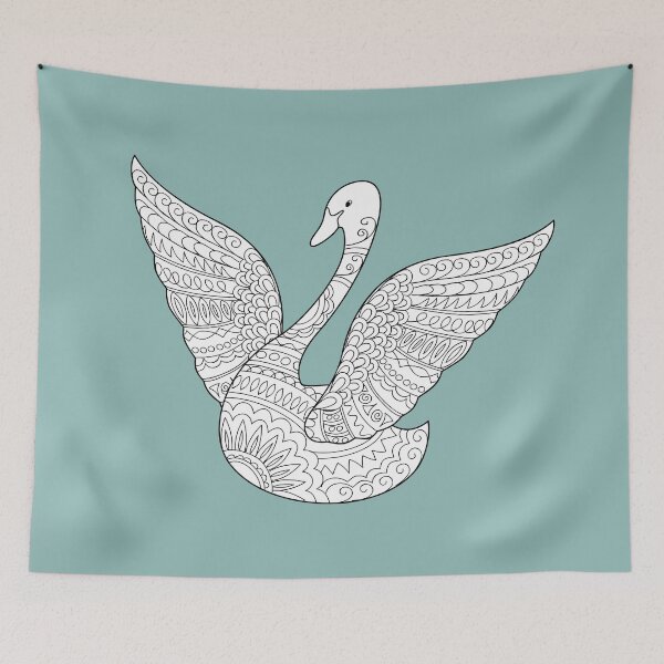 Item preview, zen swan designed and sold by AlinNova.