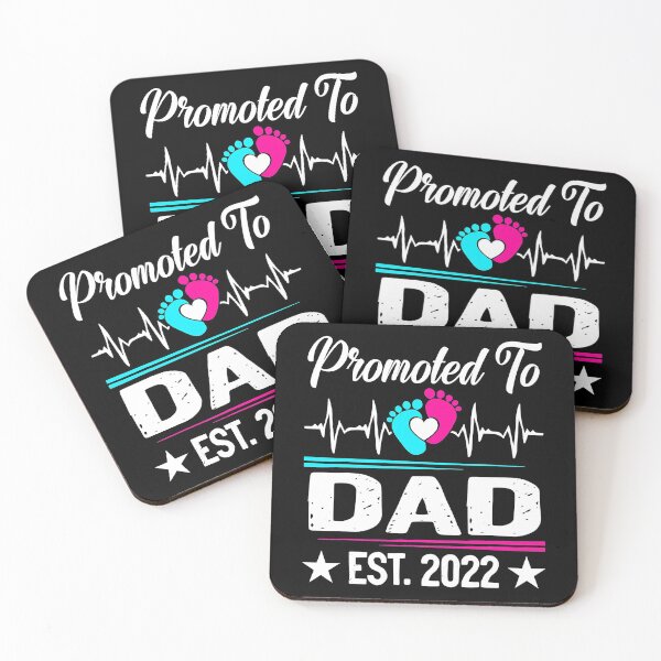 Item preview, Vintage Promoted To Dad EST 2022 New Dad  designed and sold by SeanDoke.