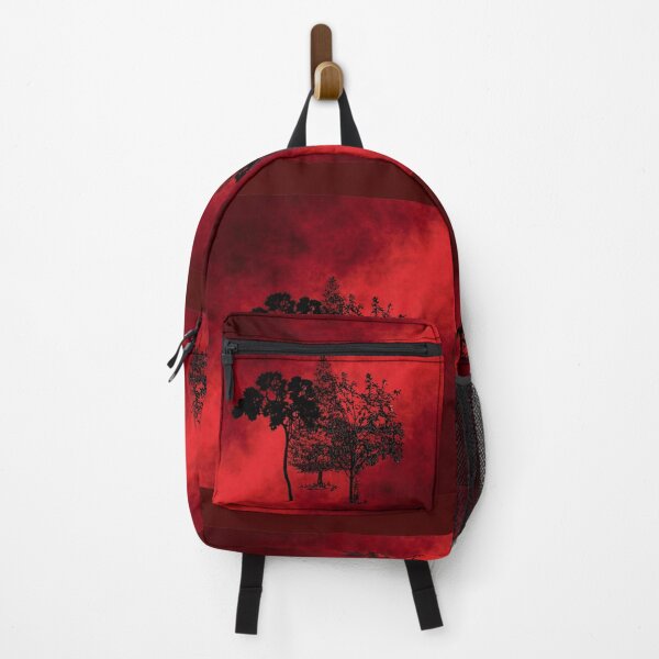 Item preview, Hellish red sky with 3 beautiful trees ! designed and sold by Byoudesigns.