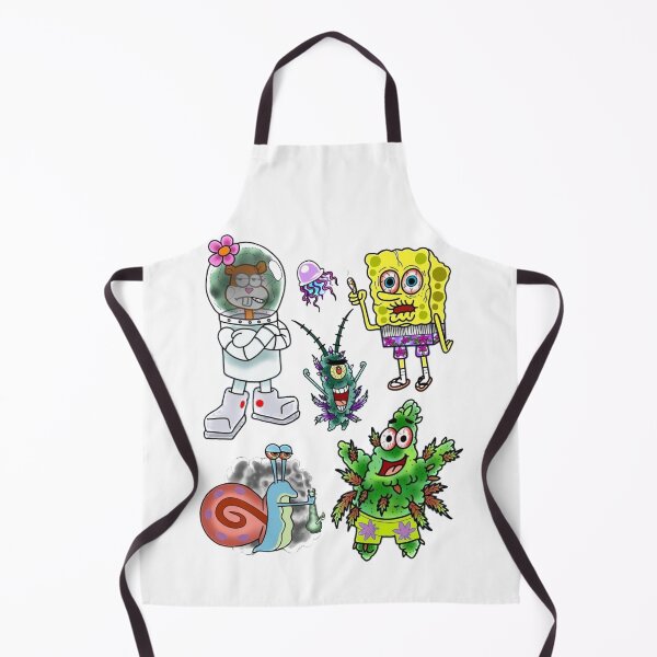 Item preview, Sandy, plankton, spongebob, patrick, Gary and a jellyfish on cloud 9 designed and sold by LYNNEAPUGH.