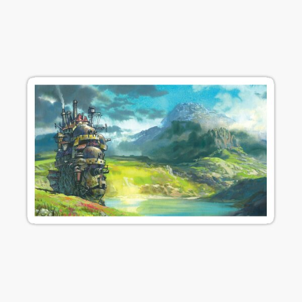 Howlās Moving Castle 4k HD Sticker