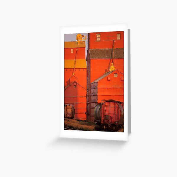 Saskatchewan Grain Elevators (c) Greeting Card