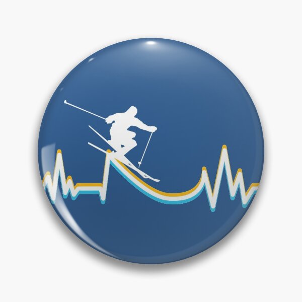 Item preview, Skiing's Heartbeat,  designed and sold by koonam.