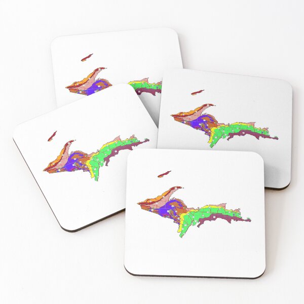 Item preview, Bedrock geology Upper Peninsula Michigan designed and sold by EzrasTrinkets.