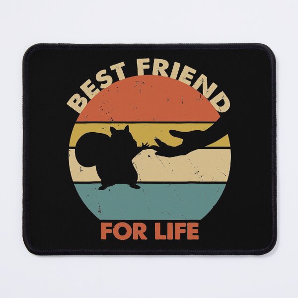 Item preview, Vintage Retro Squirrel Best Friend For Life Fist Bump designed and sold by SARAHKUHNS.