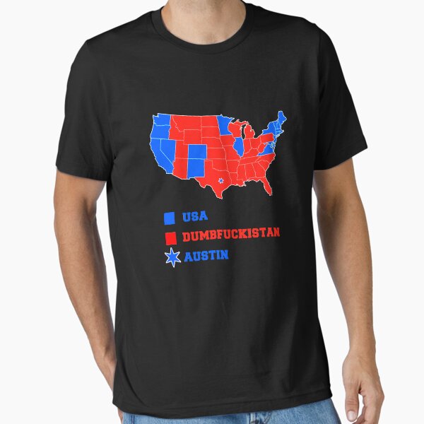 Vista previa del artículo con la obra «Mapa electoral de Austin Texas», diseñado y vendido por LoveAndDefiance.